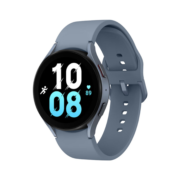三星Galaxy Watch5 血氧心率/eSIM独立通话/智能手表/运动电话手表/体脂/导航/支付 LTE版 44mm 晴空海岸