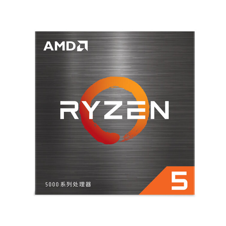 AMD 锐龙5 5600X 处理器(r5)7nm 6核12线程 加速频率至高4.6Ghz 65W AM4接口 盒装CPU
