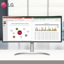 LG 40WP95C 39.7英寸曲面屏幕 准5K显示器 Nano IPS三代面板 硬件校准 5K菊花链 内置音箱 雷电4反向充电96W 设计师 40WP95C