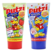 【自营】德国Putzi草莓味原味儿童牙膏预防龋齿口气清新50ml/支