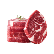 淳鲜四季精选谷饲牛排原切上脑板腱套装1.6kg/10袋 澳洲安格斯牛肉生鲜