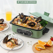 PLUS会员！Morphyrichards 摩飞 MR9088 多功能料理锅 绿色