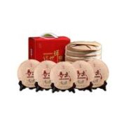 Jiuyan 九雁 云南易武古树熟茶 2013年老料七子饼 普洱茶叶 200g*5片