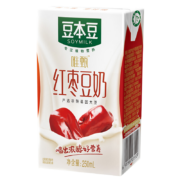 概率券：豆本豆 唯甄红枣豆奶 250ml*6盒