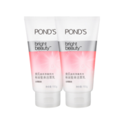 旁氏(POND’S)洗面奶 亮采净澈系列 粉润莹泽洁面乳150g*2-套装已含附件商品（共2支）（新老包装随机发货）