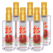 郎酒 顺品郎红顺 浓酱兼香型白酒 45度480ml (光瓶粮食酒） 480*6支装
