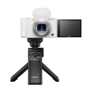 618预售：SONY索尼 ZV-1 Vlog数码相机 白色 手柄电池套装