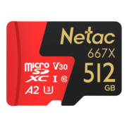 朗科（Netac）512GB TF（MicroSD）存储卡 U3 C10 A2 V30 4K 超至尊PRO版内存卡 读速100MB/s 写速60MB/s