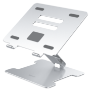 奥睿科（ORICO）铝合金笔记本支架USB3.0+SD扩展坞拓展坞分线集线器电脑可调升降散热器折叠便携LST-2AS