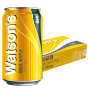 屈臣氏（Watsons）苏打汽水 汤力风味 0脂碳酸饮料 气泡十足 调酒推荐 330ml*24罐