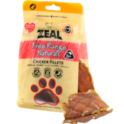 ZEAL真致狗零食 狗狗磨牙棒 宠物狗狗零食风干走地鸡胸肉块125g