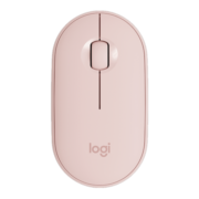 罗技（Logitech） PEBBLE 蓝牙鼠标 轻薄轻音鼠标 时尚鼠标蓝牙无线双模 便携 【LOGITECH PEBBLE】玫瑰粉