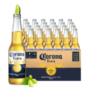 科罗娜（Corona）墨西哥风味拉格特级啤酒 330ml*24瓶 整箱装