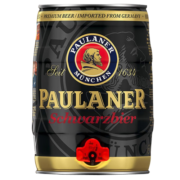 保拉纳（Paulaner）德国进口保拉纳（PAULANER）柏龙大麦黑啤酒 5L桶装