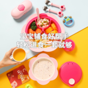 迪迪尼卡餐盘didinika辅食碗勺宝宝防摔儿童餐具婴儿吸盘式外出碗