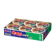 NONGSHIM 农心 辣牛肉味汤拉面 六连碗86g*6碗*5件