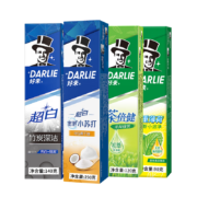 PLUS会员：DARLIE 好来 牙膏套装（苏打190g+竹炭140g+薄荷90g+龙井120g+赠牙膏40g*2牙刷*1）