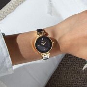Anne Klein 女士 AK/1980BKGB 镶钻时装腕表 凑单到手约￥128.97