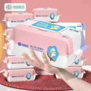 【首单】超亚手口湿巾80抽*5包