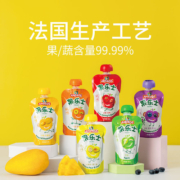 andros果乐士水果果泥缤纷组合115g*3袋+90g*3袋 儿童零食