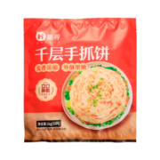 惠寻 京东自有品牌  台湾千层手抓饼1000g 营养早餐煎饼10片装nc