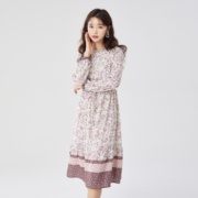 Roem 罗燕 女士碎花连衣裙 RCOWB4T10M25