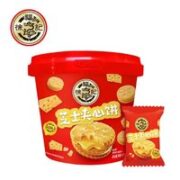徐福记 芝士味夹心饼 160g*1桶装