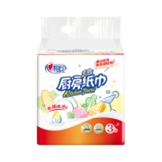 【肖战推荐】心相印厨房抽纸2层70抽3包大张厨房专用纸巾吸油纸