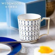 Wedgwood 金粉年华骨瓷马克杯 蓝色 200ml