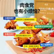 圆素胶原蛋白手撕肉肉排 动植物双蛋白人造肉 办公室零食香辣麻辣