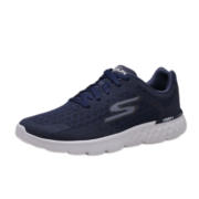 Skechers轻便运动鞋减震舒适休闲鞋跑步鞋54353NVGY海军蓝色/灰色 43.5