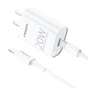 品胜严选苹果充电器iphone14快充套装PD20W充电头 适用苹果14/13ProMax/12/11/XS手机Type-C数据线iPad 白