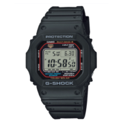 卡西欧(CASIO)手表G-SHOCK经典太阳能电波小方块接头时尚运动男表 GW-M5610U-1