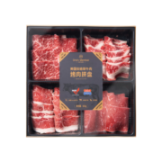 1号会员店美国安格斯牛肉烤肉拼盘600g 4种烧烤食材 烤肉 生鲜牛肉