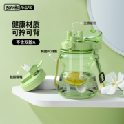 夏季运动大容量学生上学专用水杯女生高颜值耐高温大肚杯吸管水杯