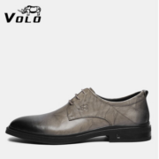 VOLO 头层牛皮 犀牛男鞋商务正装皮鞋