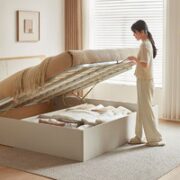 LINSY 林氏睡眠 OV2A-C 现代简约箱体储物床  150*200cm
