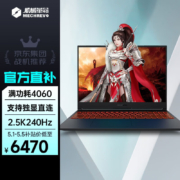 京东百亿补贴：机械革命 旷世G16 i7-12650H满功耗4060-8G 16G|512GPCIE高刷240Hz|2.5K