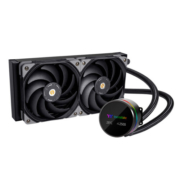 Tt（Thermaltake）大台风240 一体式CPU水冷散热器 (支持12代1700接口/ARGB旋转液晶屏水冷头/高效能风扇）