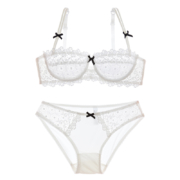 PLUS会员：Glambody MAGIC NATURAL LINE文胸套装W9166 白色