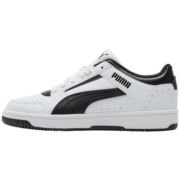 彪马（PUMA）官方 男女同款情侣鞋经典复古低帮休闲板鞋REBOUND JOY380747 白-黑色-01 36