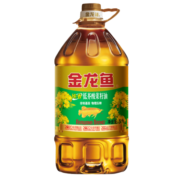 金龙鱼 食用油 非转基因 物理压榨 纯香低芥酸菜籽油5L