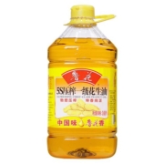 鲁花 一级花生油3.68L食用油   5S物理压榨炒菜 烹饪 家用 调味