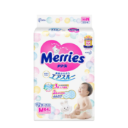 花王（Merries）妙而舒婴儿纸尿裤 M64片(6-11kg)中号尿不湿(日本工厂直供)