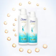 修护锁水！Dove 多芬 滋养水润洗发套装 （洗发乳400g+380g）