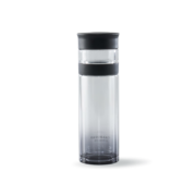 PLUS会员：Starbucks 星巴克 墨迹黑双层玻璃水杯320ml