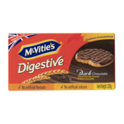 McVitie's英国进口 麦维他黑巧克力消化饼200g 早餐 下午茶  休闲零食