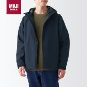 PLUS会员：MUJI 无印良品 风帽外套 ADB53A3S