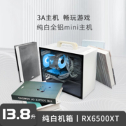 京特尔 AMD台式电脑主机R5 5600/6500XT高配迷你3A游戏电竞组装机DIY设计纯白色整机 配置四：5600/RX6500XT/16G