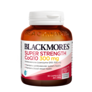 澳佳宝Blackmores 辅酶Q10软胶囊 超高浓度辅酶素300mgq10 30粒 保护心脏 心脏保健品 成人中老年人 澳洲进口